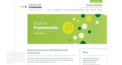 Desktop Screenshot of nationallgpsframeworks.org
